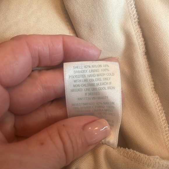 Kona Sol Blue and Pink Tropical One Piece Swimsuit size XL preowned - Picture 8 of 8